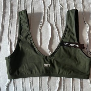 NWT SetActive Alpine Dip Bra Sz S
